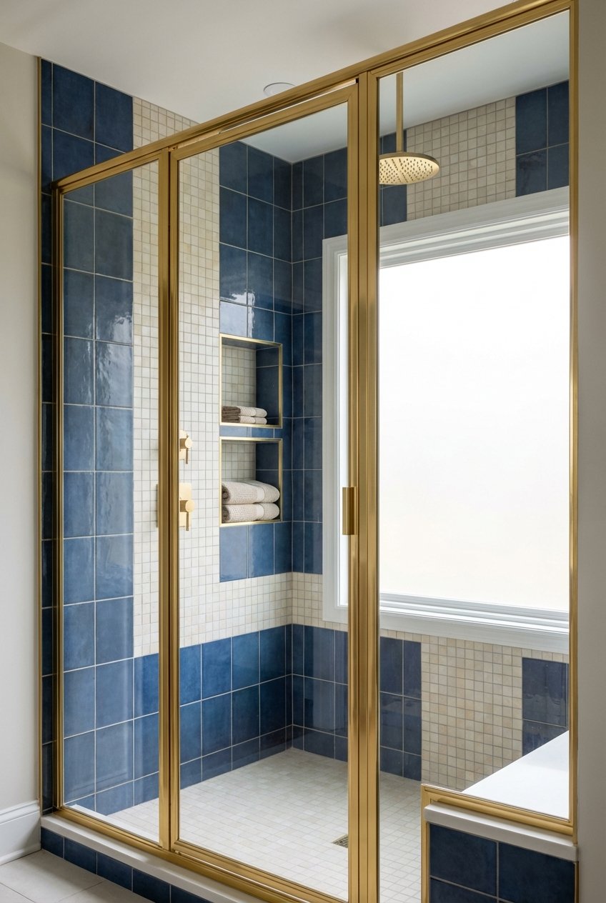 Image 7 for 20 Gold Hardware Bathroom Ideas For Chic Glow