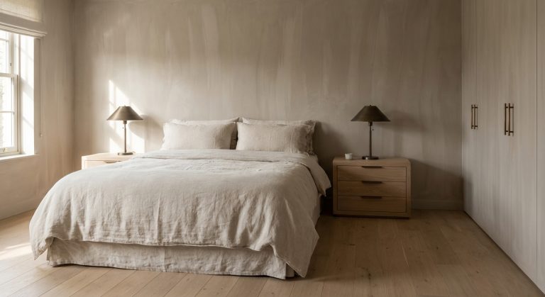 Image 10 for 18 limewash bedroom ideas for dreamy, layered walls