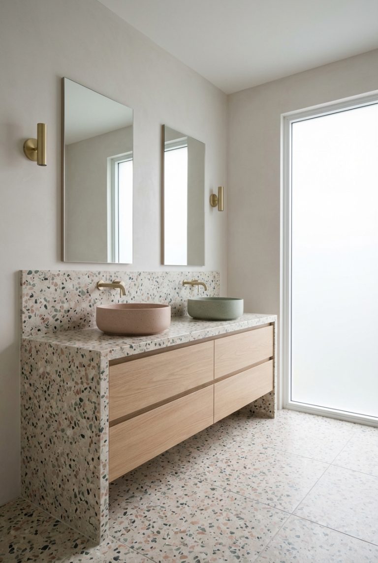 20 Terrazzo Floor Bathroom Ideas You’ll Love — free download