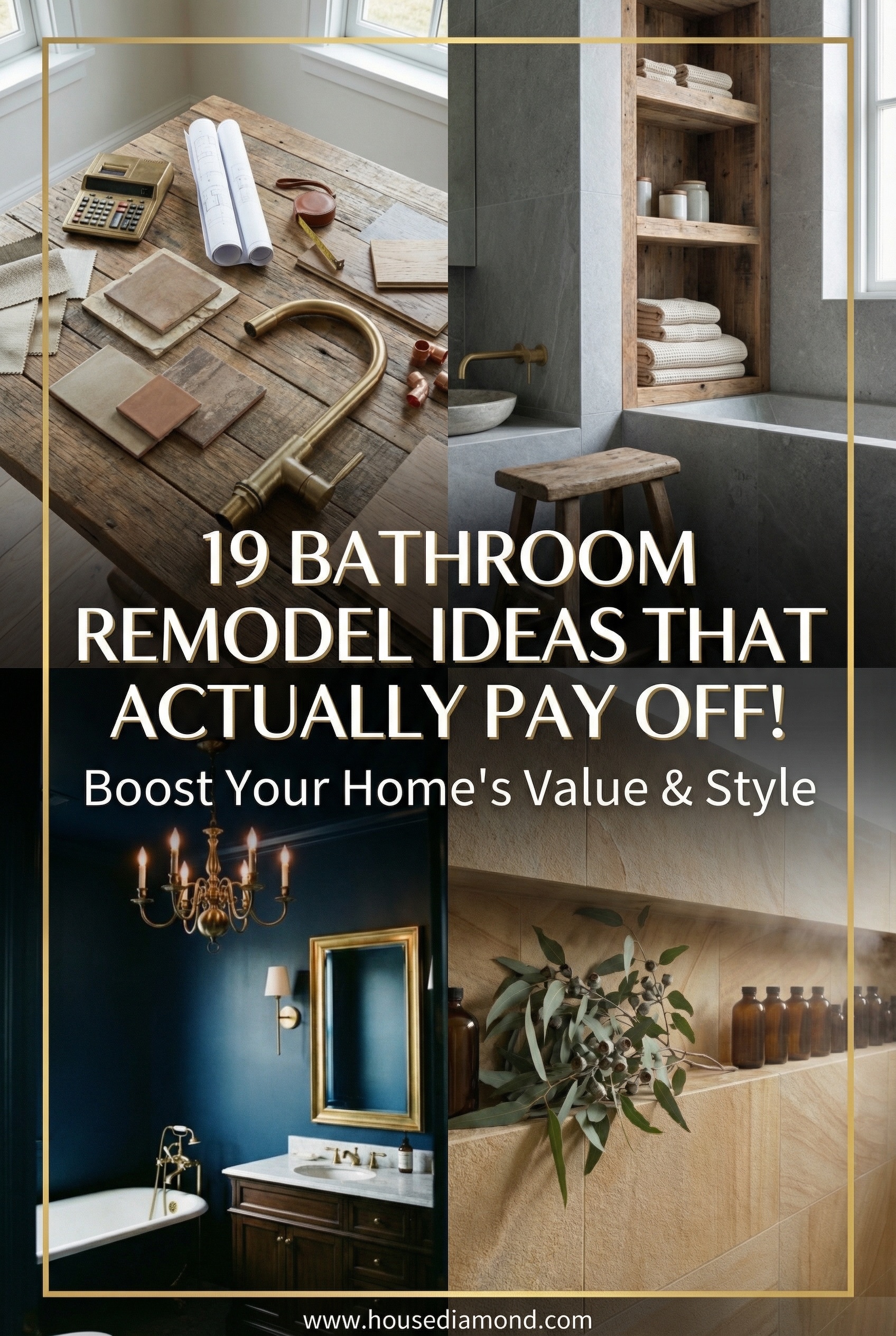 bathroom remodel ideas pinterest grid
