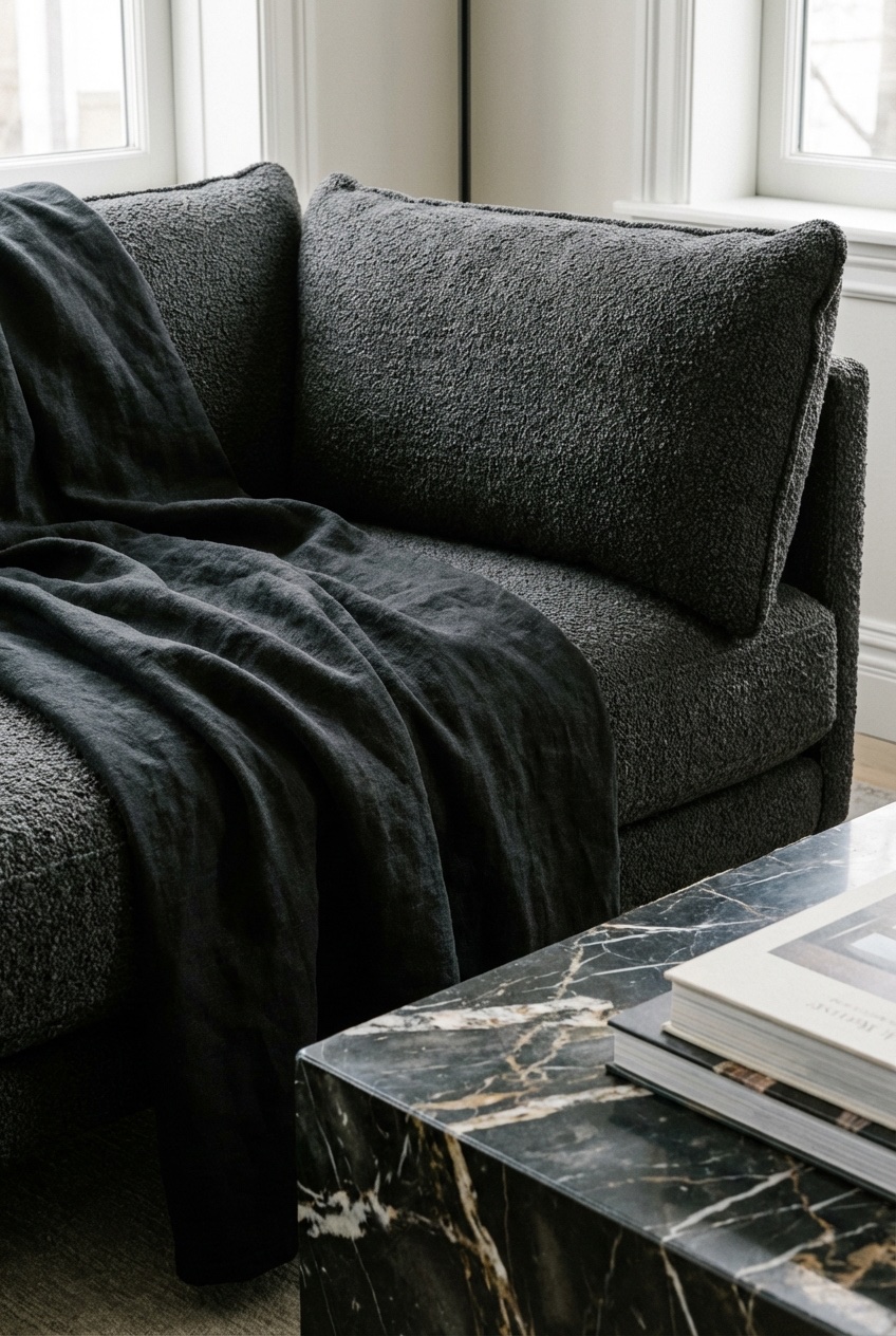 dark living room aesthetic idea 11