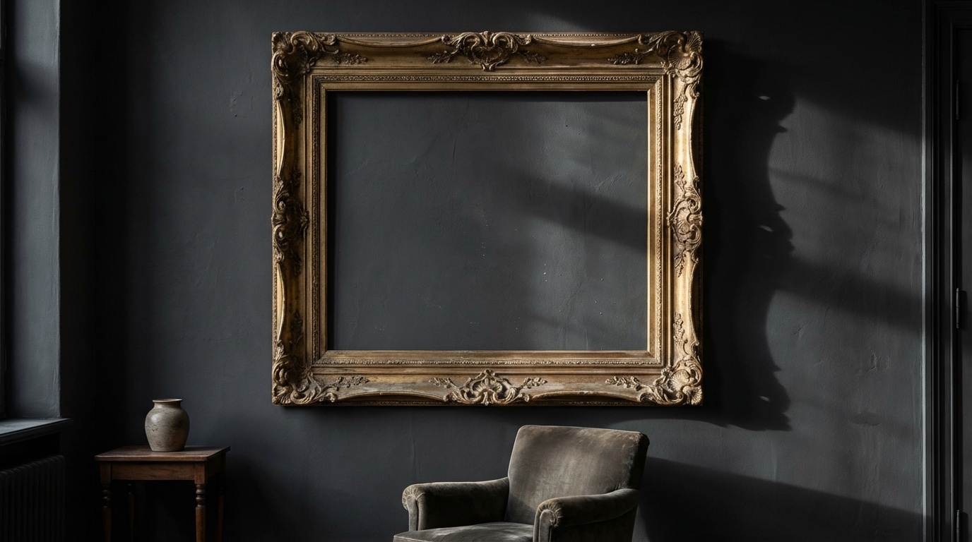 dark living room aesthetic idea 12