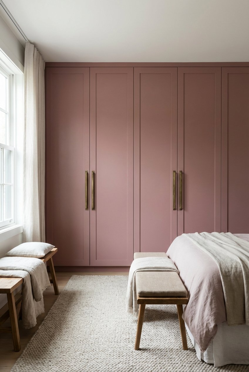 dusty rose and mauve bedroom ideas idea 16