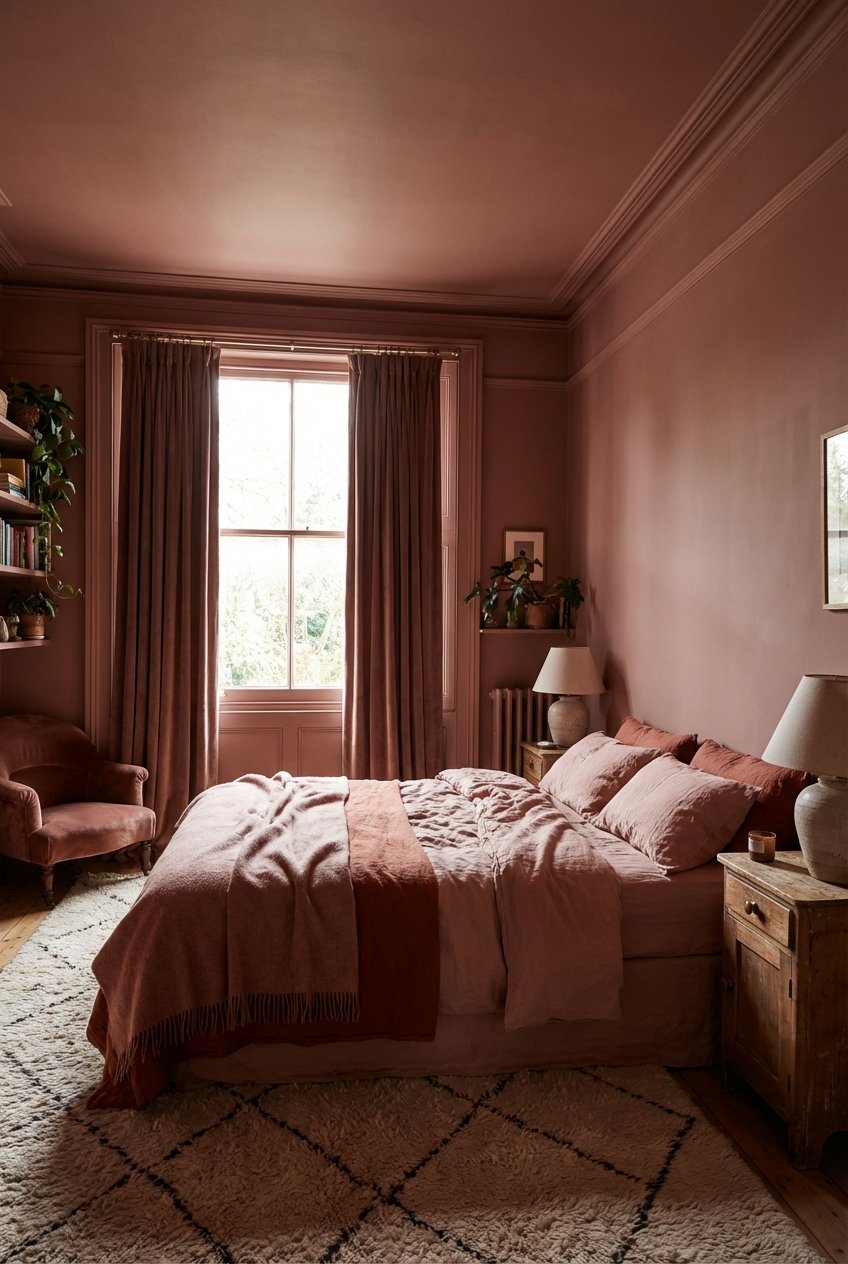 dusty rose and mauve bedroom ideas idea 18