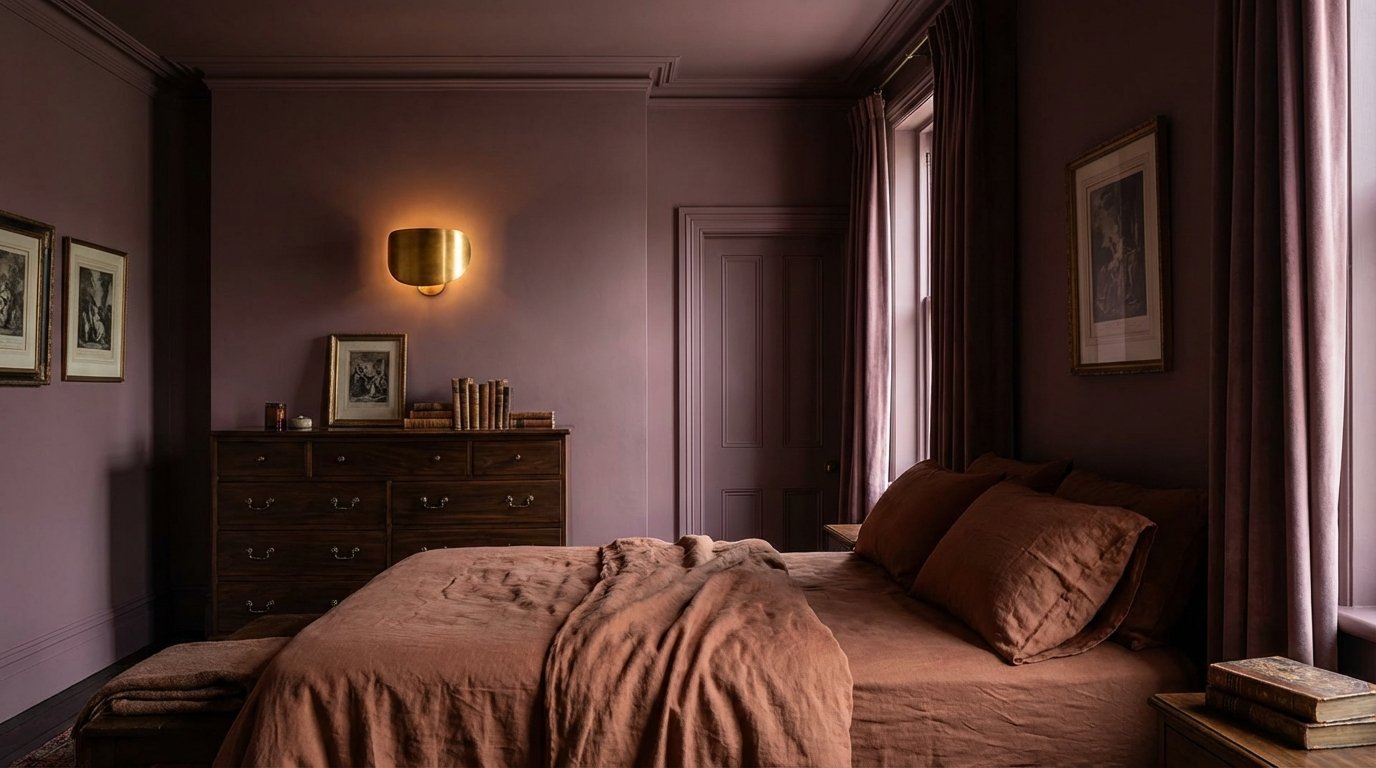 dusty rose and mauve bedroom ideas featured image