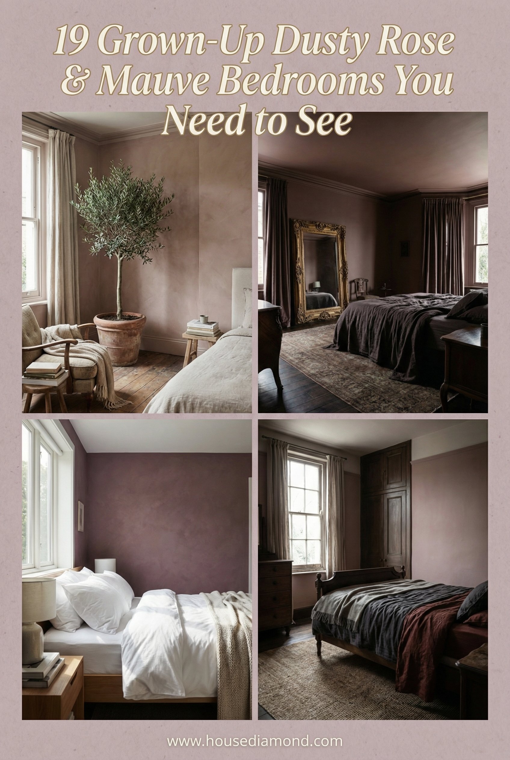 dusty rose and mauve bedroom ideas pinterest grid