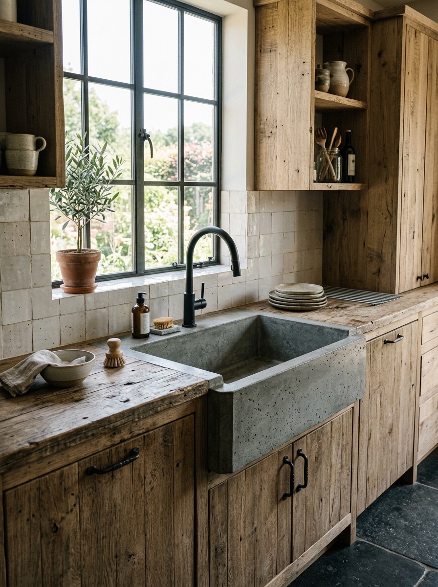 modern rustic kitchen ideas 2026 idea 3