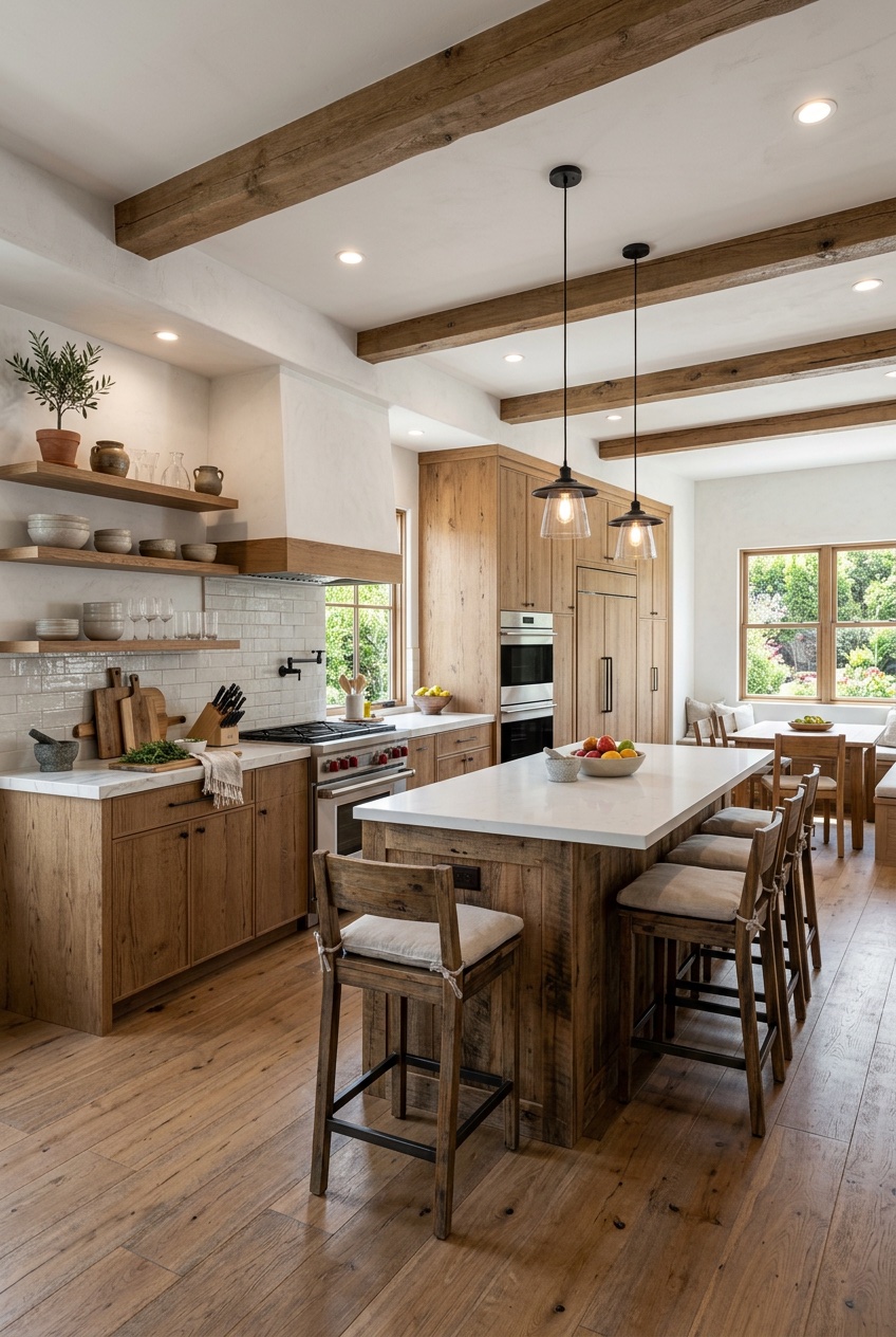 modern rustic kitchen ideas 2026 idea 7