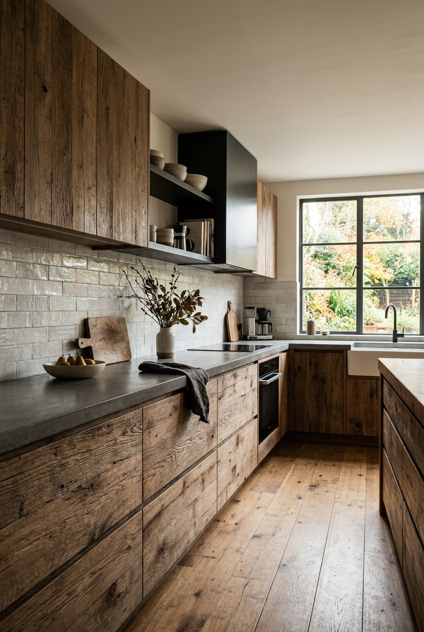 modern rustic kitchen ideas 2026 idea 9