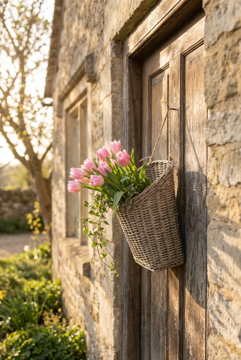 spring wreath for front door idea 13