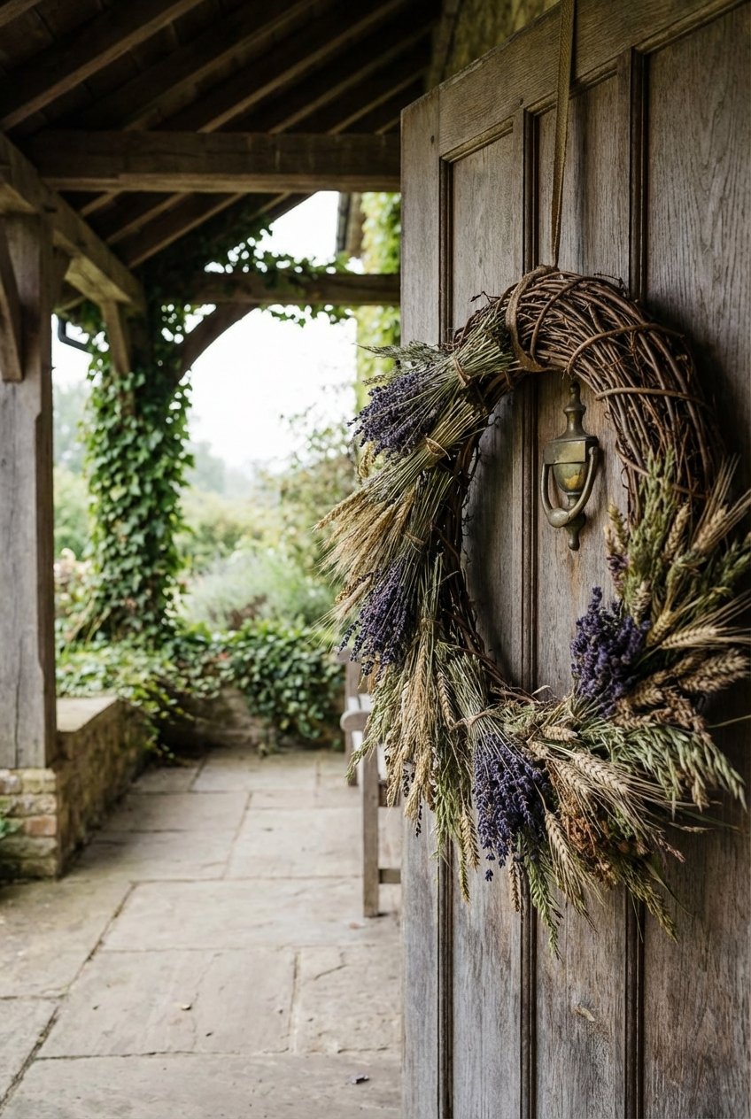 spring wreath for front door idea 5