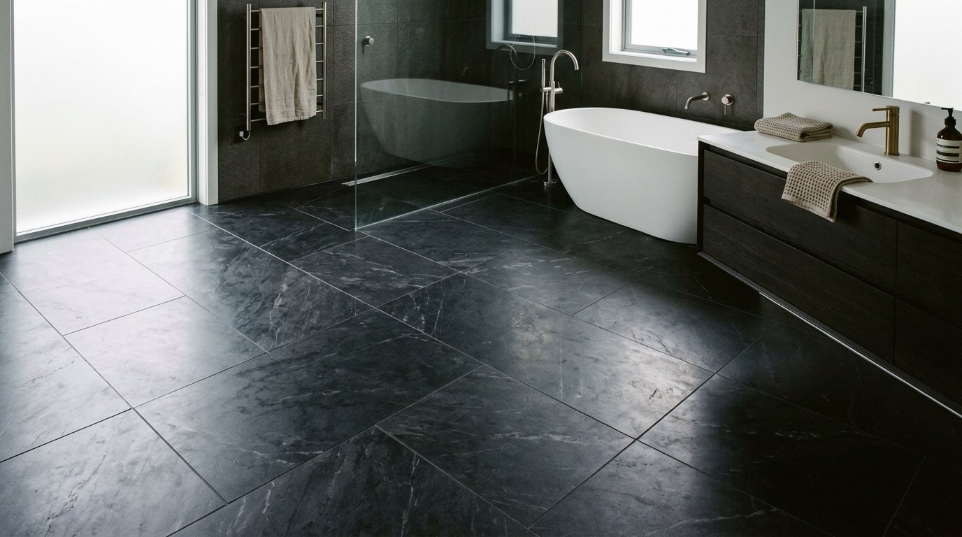 black marble bathroom idea 3