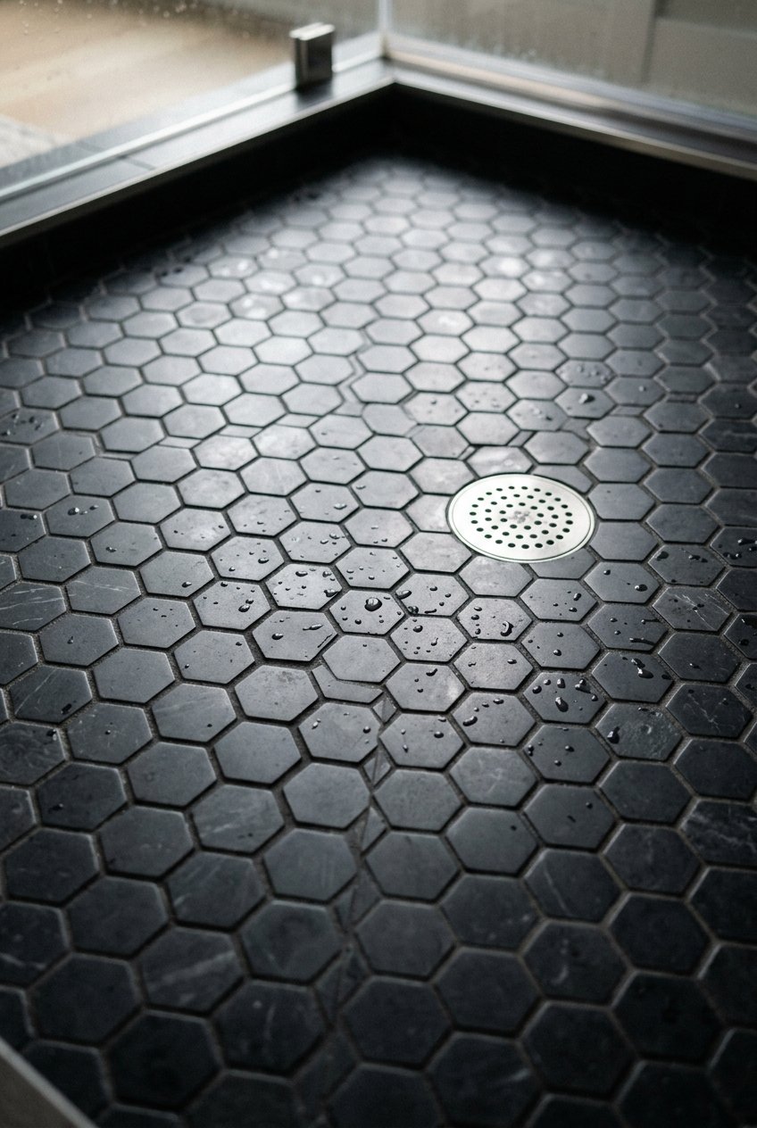 black marble bathroom idea 9